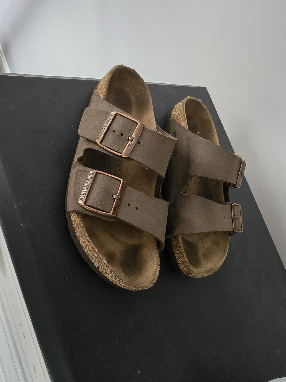 Birkenstock Arizona Two-Strap Sandals in Brown